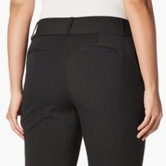 Rafaella Women's Curvy Fit Gabardine Bootcut Dress Pants, Graphite, Size 16 - Picture 4 of 7